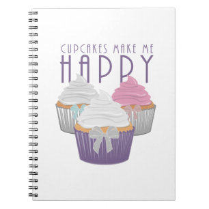 Cuaderno Los pasteles me hacen feliz