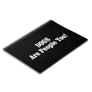 Cuaderno ¡Los PERROS también son personas!