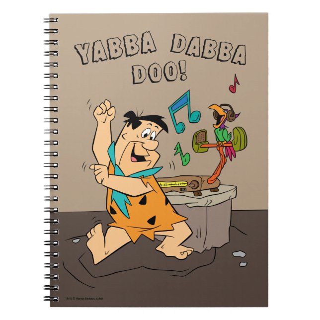 Cuaderno Los Picapiedra | Baile Fred Flintstone (Frente)
