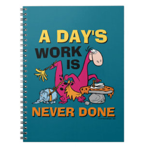 Cuaderno Los Picapiedra   Casa de limpieza Dino