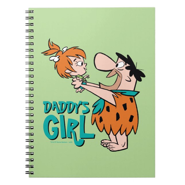 Cuaderno Los Picapiedra | Fred & Pebbles - Chica de papá (Frente)