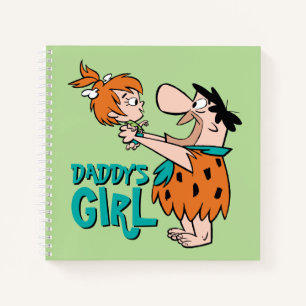 Cuaderno Los Picapiedra   Fred & Pebbles - Chica de papá