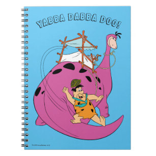 Cuaderno Los Picapiedra   Fred Sliding Down Tail