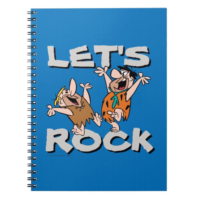 Cuaderno Los Picapiedra | Fred y Barney - Vamos a rock (Frente)