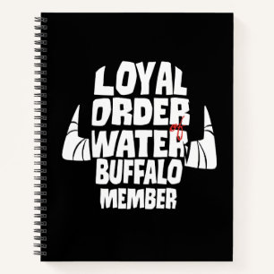 Cuaderno Los Picapiedra Miembro del Búfalo de Agua de Or