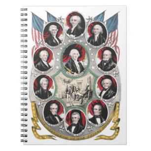 Cuaderno Los primeros diez presidentes de los Estados Unido