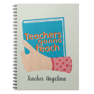 Cuaderno Los profesores van a enseñar