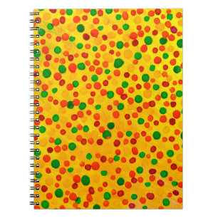 Cuaderno Los puntos de polka acuardan un patrón transparent