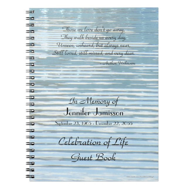 Cuaderno Los que amamos la celebración del libro de invitad (Frente)