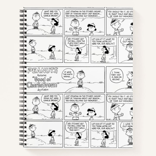 Cuaderno Los Recuerdos de Charlie Brown en el hongo del lan (Anverso)
