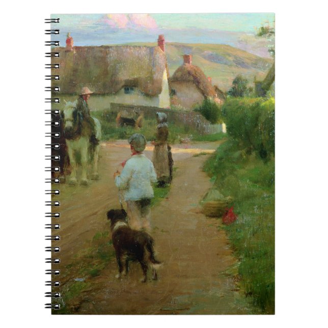 Cuaderno Los rezagados, 1888 (aceite en lona) (Frente)