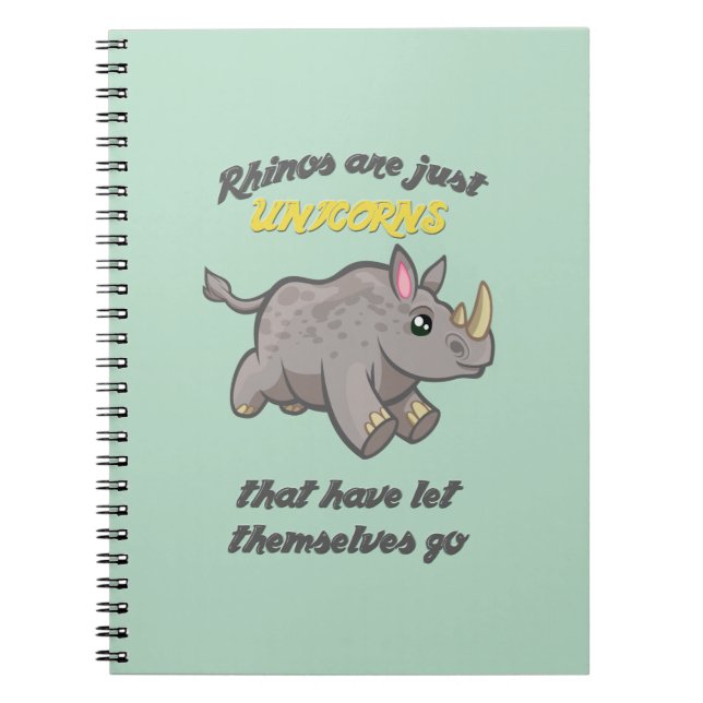 Cuaderno Los rinocerontes son unicornios (Frente)