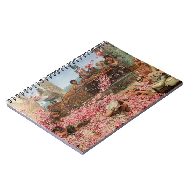 Cuaderno Los Rosas de Heliogabalus (antiguo lujo romano) (Lado Izquierdo)