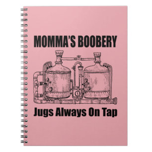 Cuaderno Los saltos de boobery de mamá siempre en juego