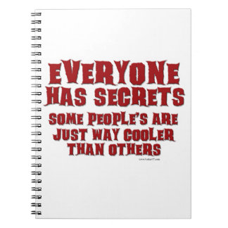 Cuaderno Los secretos son diseño de lemas de libros diverti