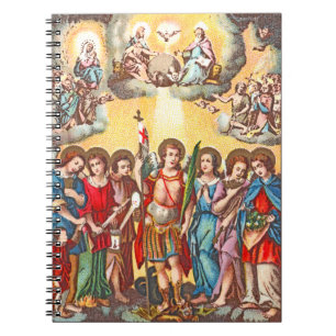 Cuaderno Los Siete Archangels (CP 001; Cromolitografía)