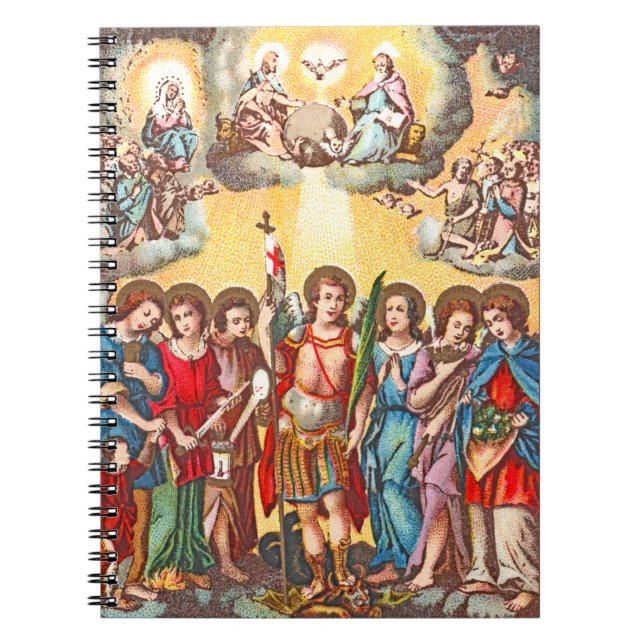 Cuaderno Los Siete Archangels (CP 001; Cromolitografía) (Frente)