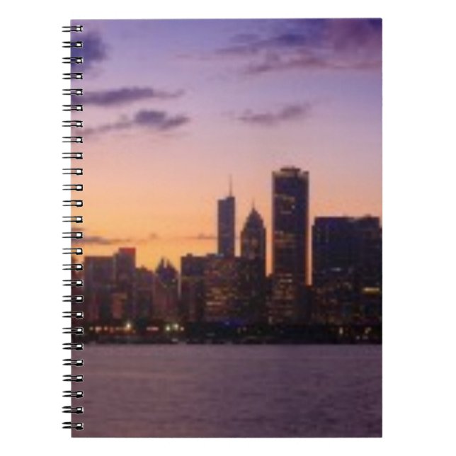 Cuaderno Los sistemas del sol sobre el horizonte de Chicago (Frente)