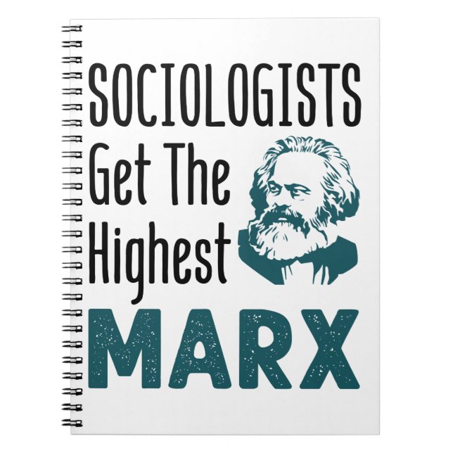 Cuaderno Los sociólogos obtienen la mayor sociología de Mar (Frente)