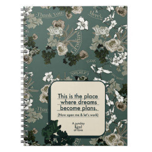 Cuaderno Los sueños se convierten en planes