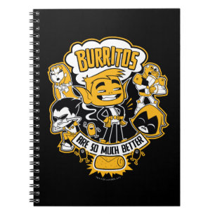 Cuaderno ¡Los titanes adolescentes se van! Bebe Boy "Los