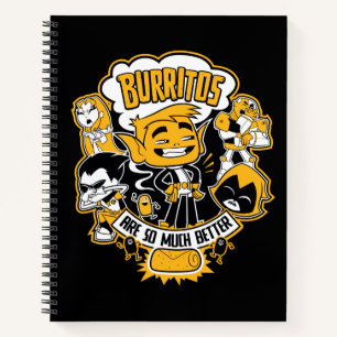 Cuaderno ¡Los titanes adolescentes se van! Bebe Boy "Los