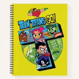 Cuaderno ¡Los titanes adolescentes se van!   Collage de la 
