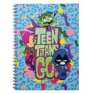 Cuaderno ¡Los titanes adolescentes se van! Logo de "Chica