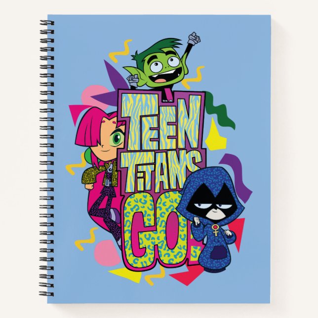Cuaderno ¡Los titanes adolescentes se van! | Logo de "Chica (Anverso)