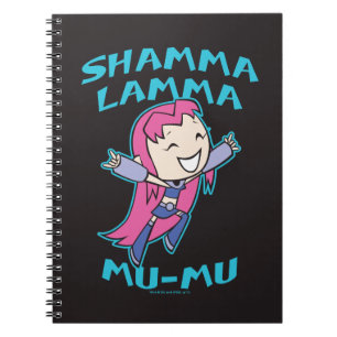 Cuaderno ¡Los titanes adolescentes se van!   Starfire "Sham