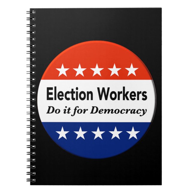 Cuaderno Los trabajadores electorales lo hacen por la democ (Frente)