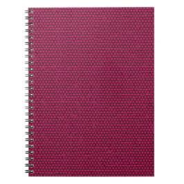 Cuaderno Los triángulos de fucsia en bloc de notas en espir