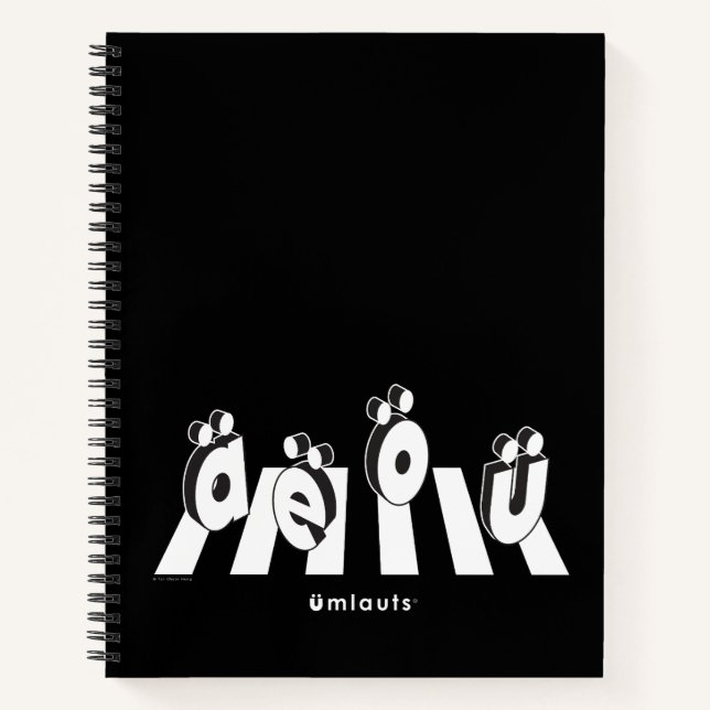 Cuaderno “Los Umlauts: Cruzando” (Anverso)