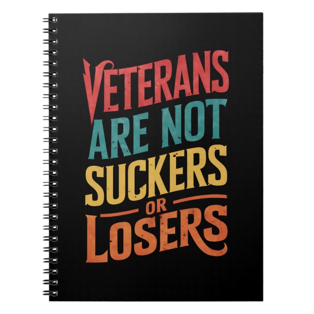 Cuaderno Los veteranos no son tontos ni perdedores Voto de  (Frente)
