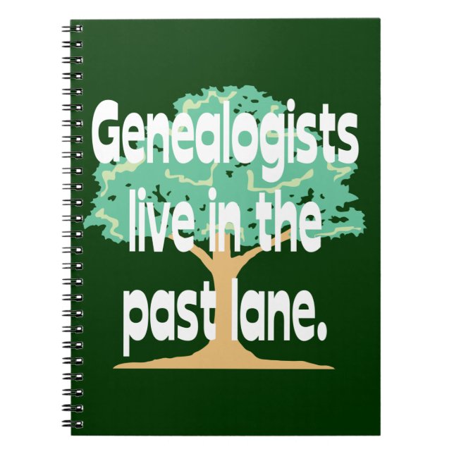 Cuaderno Los viejos Genealogists nunca mueren (Frente)