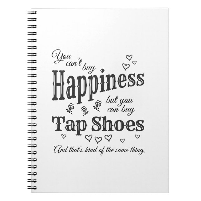 Cuaderno Los zapatos del golpecito de la compra bailan el (Frente)
