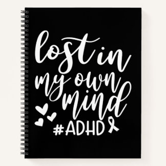 Cuaderno Lost in my own Mind ADHD Notebook & Journal