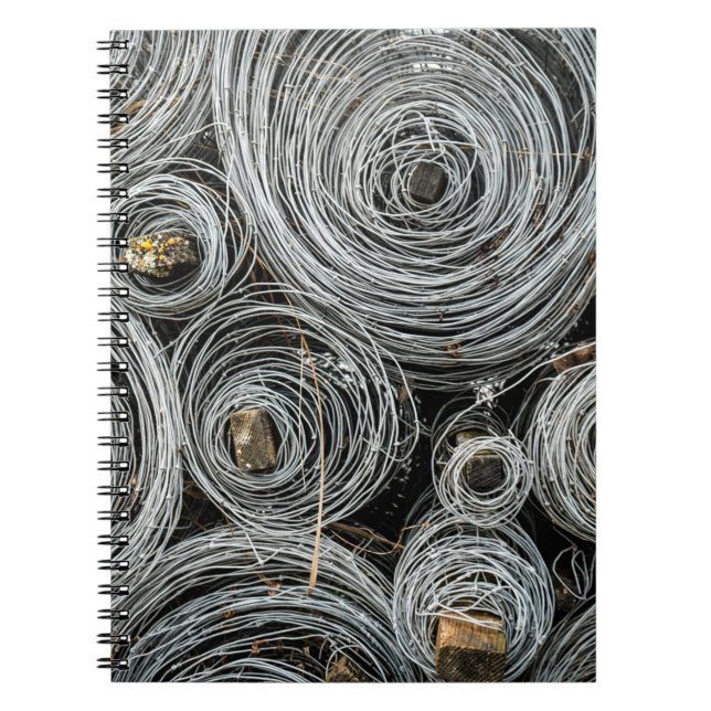 Cuaderno Lote de cable gris (Frente)