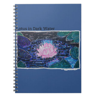 Cuaderno Loto en Agua Oscura