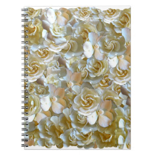 Cuaderno Lots of beautiful rose petals