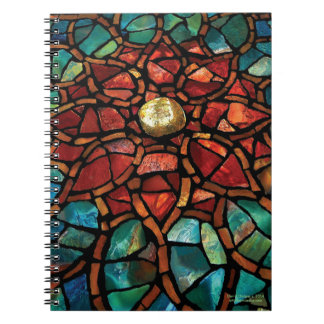 Cuaderno "Lotus " del mosaico del vitral
