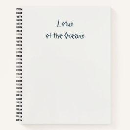 Cuaderno Lotus of the Oceans Notebook