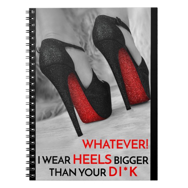 Cuaderno Louboutin High Heels Moda Imprimir presupuesto par (Frente)