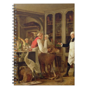Cuaderno Louis Jean Marie Daubenton (1716-99) en su Labora