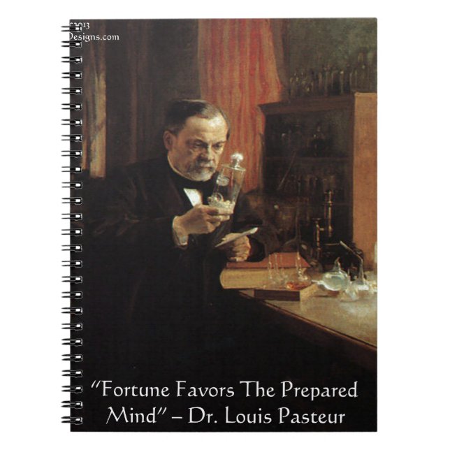 Cuaderno Louis Pasteur "Fortune" Cita Regalos y Tees (Frente)