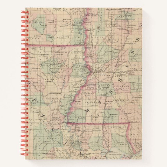 Cuaderno Louisiana y Misisipi (Anverso)