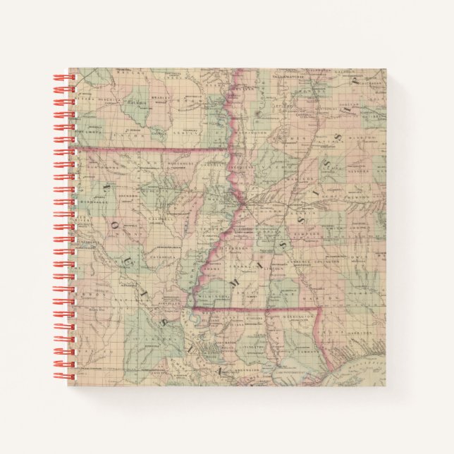 Cuaderno Louisiana y Misisipi (Anverso)