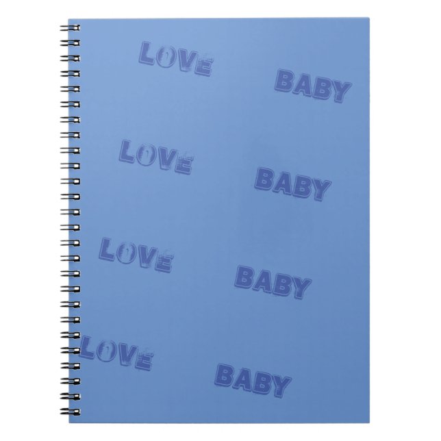 CUADERNO LOVE_BABY_MODERN_MEDIUM BLUE_SO_CUTE_NOTE LIBRO (Frente)