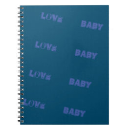 CUADERNO LOVE_BABY_MODERN_OCEAN BLUE_SO_CUTE_NOTE LIBRO