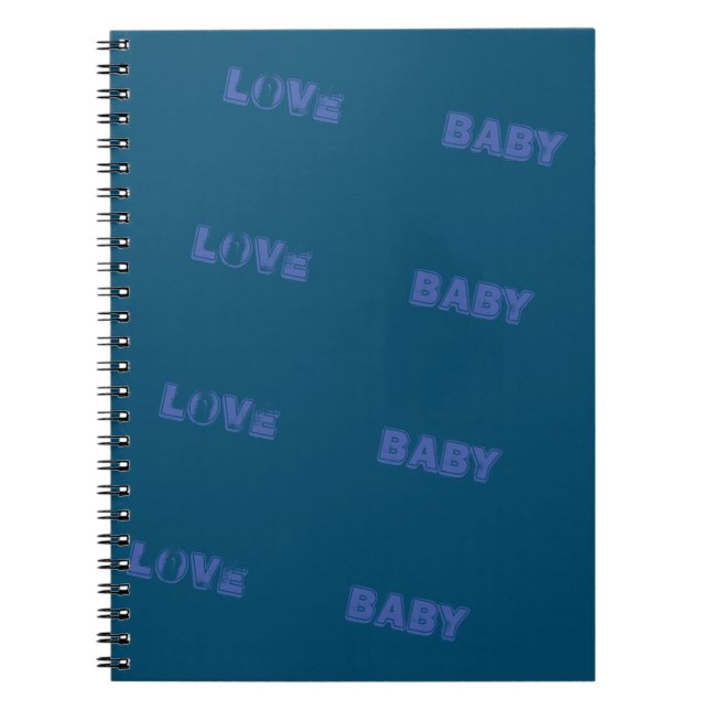 CUADERNO LOVE_BABY_MODERN_OCEAN BLUE_SO_CUTE_NOTE LIBRO (Frente)
